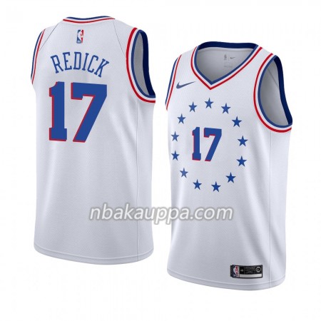 Philadelphia 76ers J.J. Redick 17 2018-19 Nike Valkoinen Pelipaidat Swingman - Miesten